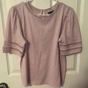 Ann Taylor purple top